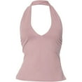 thumbnail image 1 of Bovemsi Camisole Tops for Women Strap Vest Wearing Wild Slim Top Solid Color Sleeveless Female Basic Tanks, 1 of 3