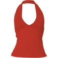 thumbnail image 1 of Bovemsi Camisole Tops for Women Strap Vest Wearing Wild Slim Top Solid Color Sleeveless Female Basic Tanks, 1 of 3