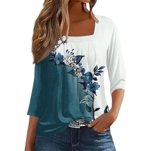 Bovemsi Camisole Tops for Women Vintage Solid Color T Shirt With Square Neck Ladies Casual Pleated Loose And Flowing Sleeve Top Basic Tanks