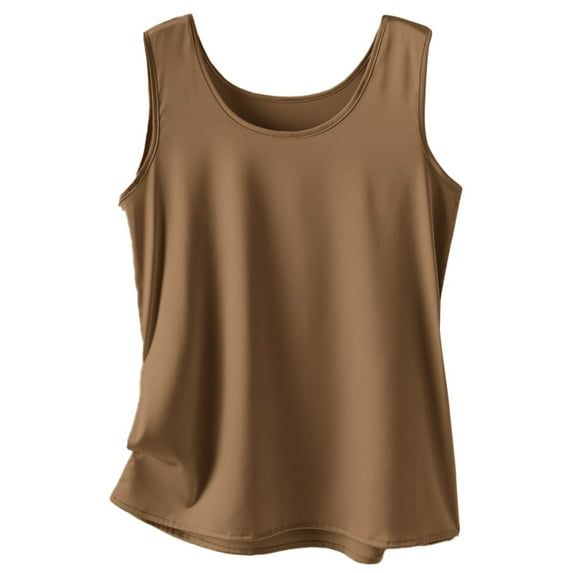 Bovemsi Camisole Tops for Women Women's Bottoming Coat With Ice Suspender Vest In Summer Basic Tanks