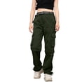 thumbnail image 1 of Bovemsi Cargo Pants Women Women's Outdoor Quick Drying With Multiple Pockets And Detachable Style Elastic Windbreaker Casual Pants, 1 of 9