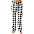 thumbnail image 1 of Bovemsi Casual Pants for Women Autumn Winter Plaid Printed Full Length Long Trousers Sports Beach Trousers with Pockets, 1 of 4