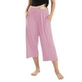 thumbnail image 1 of Bovemsi Casual Pants for Women Capri Plus Size Cotton Comfortable Cropped 3XL 7XL with Pockets, 1 of 8