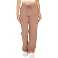 thumbnail image 1 of Bovemsi Casual Pants for Women Cargo Lightweight Hiking With Pocket Outdoor Drawstring Wide Leg Baggy Parachute Pant Beach Trousers with Pockets, 1 of 9