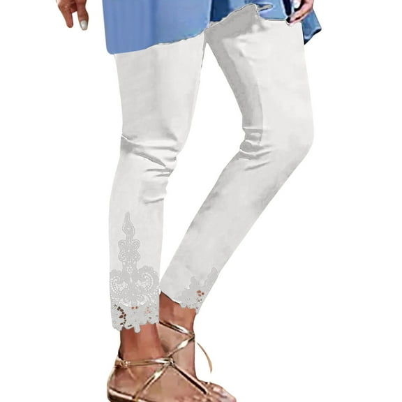 Bovemsi Casual Pants for Women Long Leggings Sports Hip Control Gymnastics Plus Size Beach Trousers with Pockets