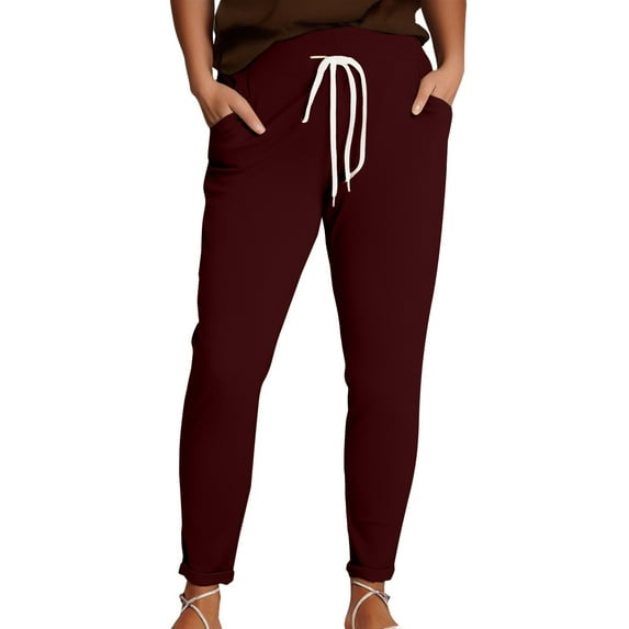 Bovemsi Casual Pants for Women Solid Color Sports Training Lightweight Running Jogging Beach Trousers with Pockets