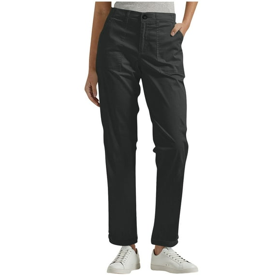 Bovemsi Casual Pants for Women Womens Hiking Cargo Trousers Elastic Waist Loose Fit Outfits With Pockets Beach Trousers