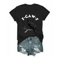 thumbnail image 1 of Bovemsi Crow Graphic T Shirt For Men Women Cotton T Shirts, 1 of 5