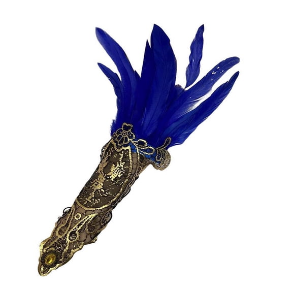 Bovemsi Gloves for Women Gothic Style Hollowed Out Gold Lace Arm Carnival Party Gloves