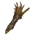 thumbnail image 1 of Bovemsi Gloves for Women Gothic Style Feather Hollowed Out Gold Lace Arm Carnival Party Gloves, 1 of 3