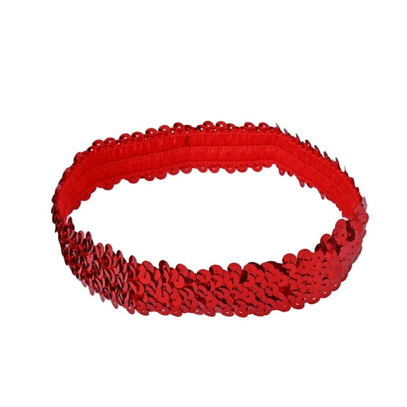 Bovemsi Headbands for Women Ladies Carnival Gala Stage Accessories Sequin Headband Hair Clip Sweat Headbands