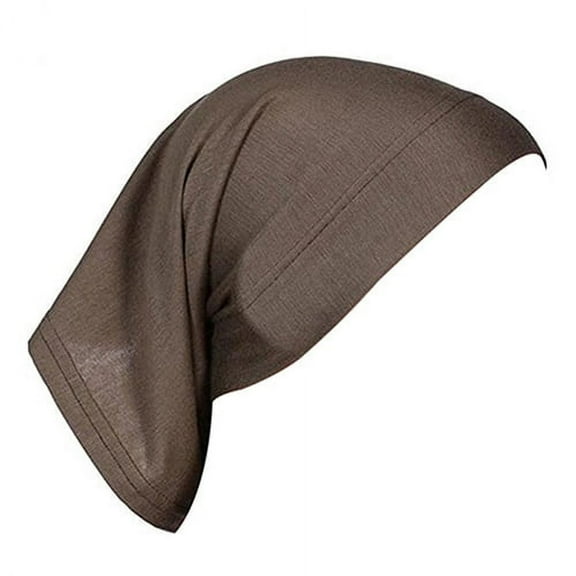 Bovemsi Headscarf for Women's Hair Soft Solid Color Short Muslim Cotton Hijab Cap Head Cover Under Scarf Shawl Turban Hat Satin Large Hair Scarves