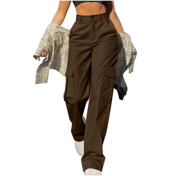 Bovemsi Lounge Pants Women Mid Length And Tight Waist Three Long Pants Casual Work Hiking Pants