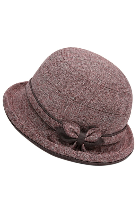 Pillbox Hat Women Autumn And Winter Dome Casual Fisherman Pot Small Bowler Cocktail Tea Party Headwear