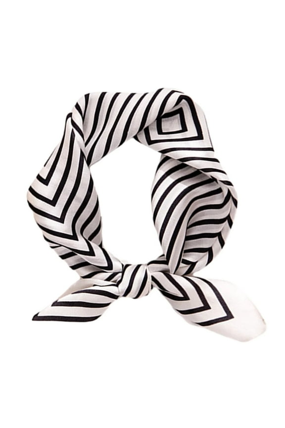 Scarves for Women Lightweight Silk Scarf Soft Breathable Fashionable Neck Collar With Colorful Print Perfect Parties Commutes Silk Scarves