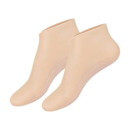 Bovemsi Socks Women Silicone Gel Moisturizing Aloe Pedicure For Repairing Dry Feet Heel And Softening Rough Skin Non Slip No Show Socks