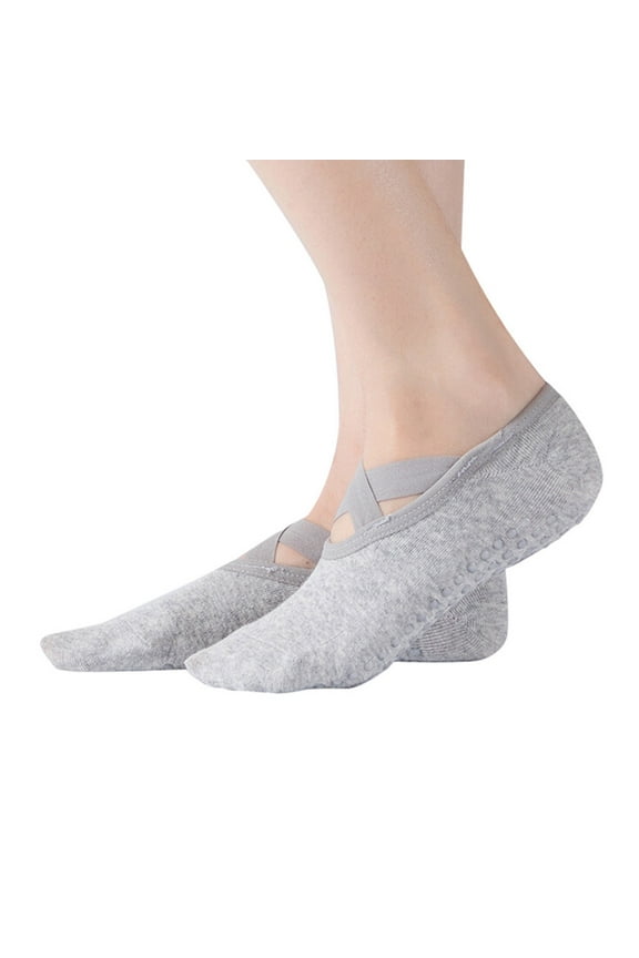 Socks Women Yoga Slip Bandage Sports Girls Ballet Dance Sock Slippers Non Slip No Show Socks