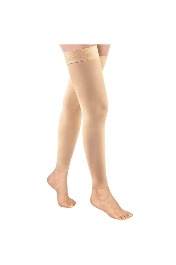 Stockings for Women 20 30mmHg Black Thigh High Compression Footless Socks Compression Stockings for Women