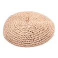 thumbnail image 1 of Bovemsi Straw Hats for Women Beret Artist Hat French Casual Solid Color Breathable Straw Cap, 1 of 2