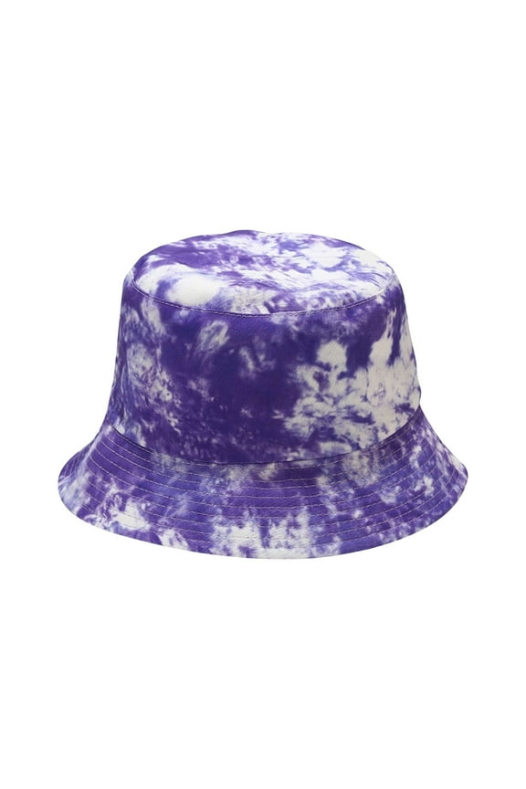 Summer Beach Fishmen Hat for Lady Male's And Female's Casual Fisherman's 3D Printed Pattern Tie Dye Double Basin Outdoor Visor Bucket Cap