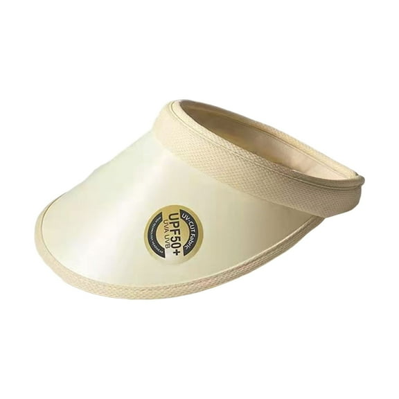 Bovemsi Sun Visors for Women and Men Hat Wide Brim Plastic Brimmed Casual Cap Daily Wear Sport Sun Visor Hats