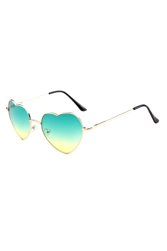 Sunglasses Polarized Mens Womens Metal Frame Ladies Heart Shape Love Eyewear Fishing Glasses