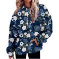 thumbnail image 1 of Bovemsi Sweatshirt for Women Fashion Spring Autumn Casual Long Sleeve Hoodies Sweatshirts Top Camo Hoodie, 1 of 9