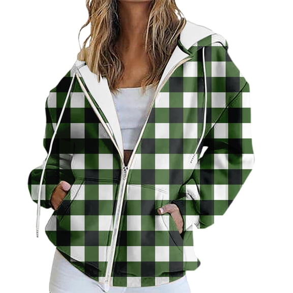 Bovemsi Sweatshirt for Women Fashion Spring Autumn Casual Long Sleeve Hoodies Sweatshirts Zip Up Hoodie