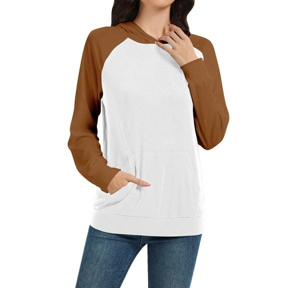 Bovemsi Sweatshirt for Women Hoodies Lightweight Long Sleeve Loose Fit Tops With Pockets 2025 Fall Sweatshirts
