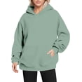 thumbnail image 1 of Bovemsi Sweatshirt for Women Retro Fashion Print Loose Large Sized Casual Long Sleeved Hoodie Comfort Hoodie, 1 of 9