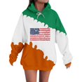 thumbnail image 1 of Bovemsi Sweatshirt for Women St.P Day Fall Tops Graphic Long Sleeve Shirts Print Pullover Comfort Hoodie, 1 of 4
