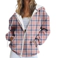 thumbnail image 1 of Bovemsi Sweatshirt for Women Women's Fashion Spring Autumn Casual Long Sleeve Sweatshirts Zip Up Hoodie, 1 of 7