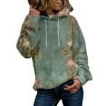 thumbnail image 1 of Bovemsi Sweatshirt for Women Women's Love Printing Solid Color Blouse Casual Comfort Hoodie, 1 of 9