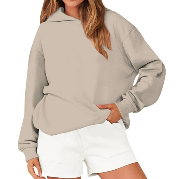 Bovemsi Sweatshirt for Women Women's Print Fashionable Casual Round Neck Long Sleeve Hooded Comfort Hoodie