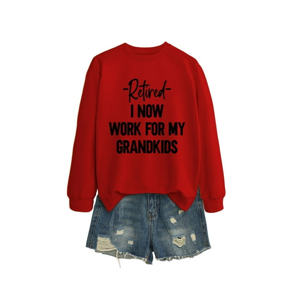 Bovemsi Sweatshirt for Women Womens' Fashion Printed Casual Round Neck Fall Sweatshirts