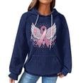 thumbnail image 1 of Bovemsi Sweatshirt for Women Womens Hoodies Casual Long Sleeve Pullover Tops Loose Hooded With Pocket Comfort Hoodie, 1 of 5