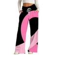 thumbnail image 1 of Bovemsi Wide Leg Pants Woman In Comfort: Breast Cancer Support Wide Leg Pants Travel Pants, 1 of 9