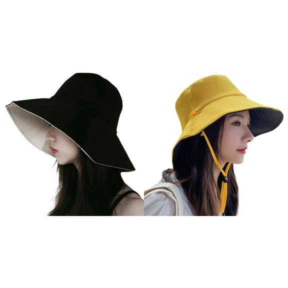 Bovemsi Women's Beige Wide Brim Sun Hat – Large Brim Uv Resistant Beach Sunshade, Beige, One Size*1 One Size*1