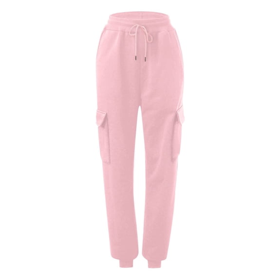 Bovemsi Women's Casual Pants Thin High Waisted Loose Sweatpants Comfortable With Pockets for Travel