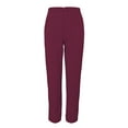 thumbnail image 1 of Bovemsi Women's Casual Pants Womens Comfy Cropped Work With Pockets Suit for Travel, 1 of 5