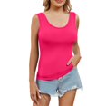 thumbnail image 1 of Bovemsi Women's Tanks & Camis Fashion Clothes For Every Occasion Cotton Linen Cardigan Summer Chic Camisoles for Under Clothes, 1 of 9