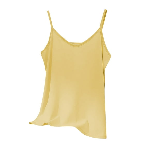 Bovemsi Women's Tanks & Camis Tank Tops Sleeveless Neck Loose Fit Summer Clothes Camisoles for Under Clothes