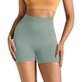thumbnail image 1 of Bovemsi Women's Tummy Control Biker Shorts Fashion Solid Pant Leggings Pants Slim High Waist Sport Workout Athletic Leggings, 1 of 6