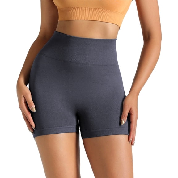 Bovemsi Women's Tummy Control Biker Shorts Fashion Solid Pant Leggings Pants Slim High Waist Sport Workout Athletic Leggings