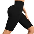 thumbnail image 1 of Bovemsi Women's Tummy Control Biker Shorts - Hip Lifting High Waisted, Textured Compression Tight Fit Peach Yoga Workout Athletic Leggings, 1 of 9
