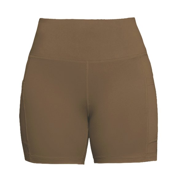 Bovemsi Women's Tummy Control Biker Shorts - Side Pocket High Waist, No Embarrassing Line Thin Breathable Workout Athletic Leggings