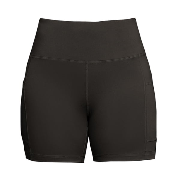 Bovemsi Women's Tummy Control Biker Shorts - Side Pocket High Waist, No Embarrassing Line Thin Breathable Workout Athletic Leggings