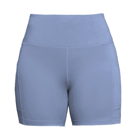 Bovemsi Women's Tummy Control Biker Shorts - Side Pocket High Waist, No Embarrassing Line Thin Breathable Workout Athletic Leggings