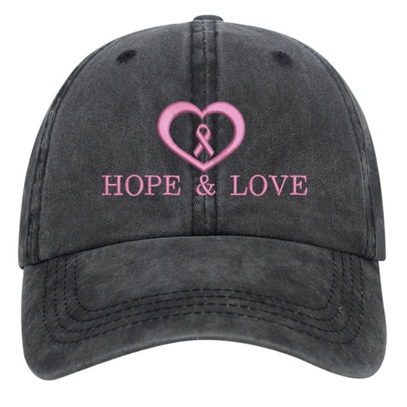 Bovemsi Womens Baseball Caps Breast Cancer Hats For Embroidered Adjustable Awareness Hat Gifts Woman Hat Lightweight