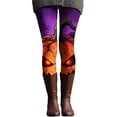 thumbnail image 1 of Bovemsi Womens Pants Casual Halloween Printed Slim Sports Yoga Leggings Vacation Outfits for Women XL Multicolor, 1 of 4